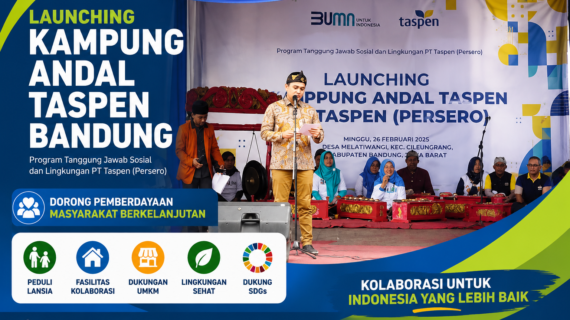 Launching Kampung Andal Taspen Bandung Dorong Pemberdayaan Masyarakat Berkelanjutan