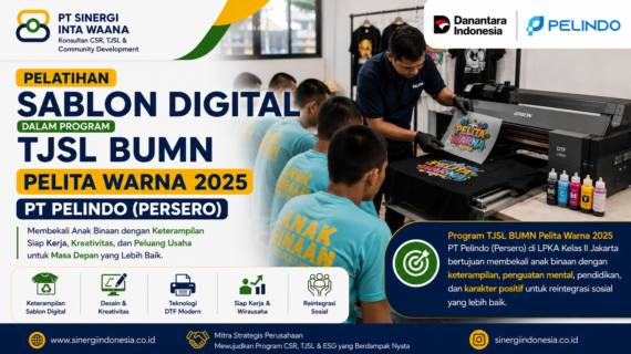 Pelatihan Sablon Digital dalam Program TJSL BUMN Pelita Warna 2025 PT Pelindo: Membekali Anak Binaan dengan Keterampilan Siap Kerja