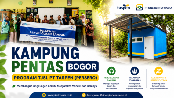 Kampung PENTAS Bogor: Program TJSL PT Taspen melalui Rumah Kelola Sampah dan Pelatihan Komunitas