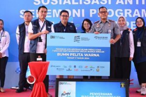 Peresmian program BUMN Pelita Warna di Lapas Cipinang